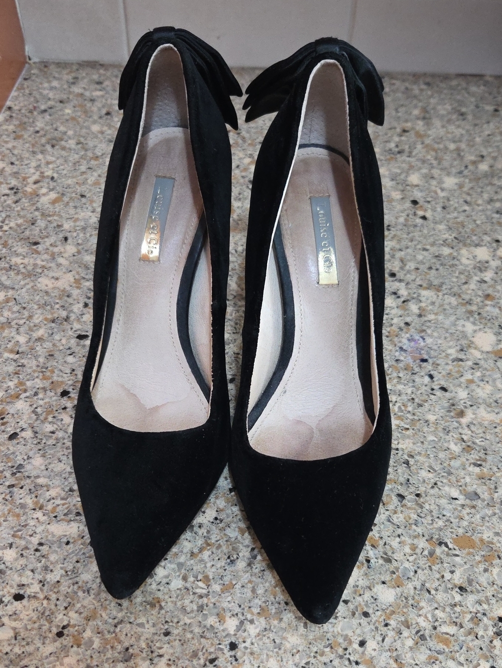 Louise Et Cie Velvet Heels